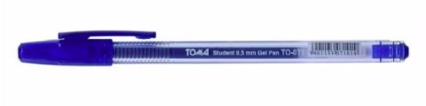 Długopis żelowy STUDENT, końcówka fine 0,5mm, niebieski TO-071 Toma Toma Długopis żelowy STUDENT, końcówka fine 0,5mm, niebieski TO-071 Toma Toma