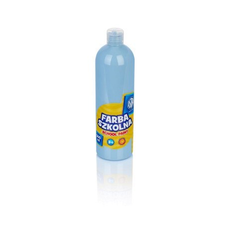 Farba szkolna Astra 500 ml - błękitna, 301112006 Astra Farba szkolna Astra 500 ml - błękitna, 301112006 Astra
