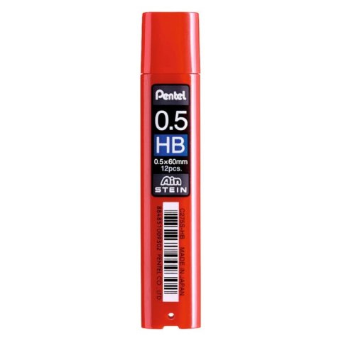 Grafity ołówkowe AIN Stein 0,5mm C275S-HB PENTEL Pentel