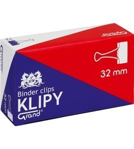 Klip 32mm 12szt (1.1/4cala) czarny GRAND 110-1094 Grand Klip 32mm 12szt (1.1/4cala) czarny GRAND 110-1094 Grand