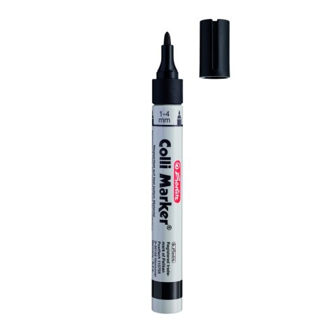 Marker wodoodporny COLLI czarny permanentny 9786658 HERLITZ Herlitz Marker wodoodporny COLLI czarny permanentny 9786658 HERLITZ Herlitz