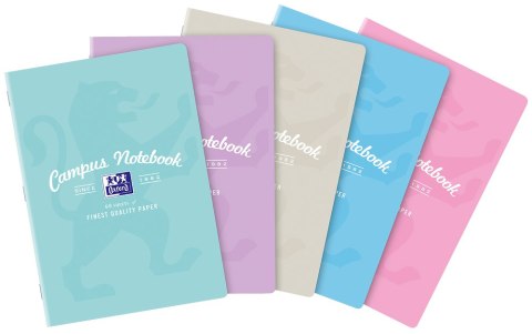 Zeszyt OXFORD CAMPUS A4 60k 90g pastel kratka z marginesem 400160108 Oxford Zeszyt OXFORD CAMPUS A4 60k 90g pastel kratka z marginesem 400160108 Oxford