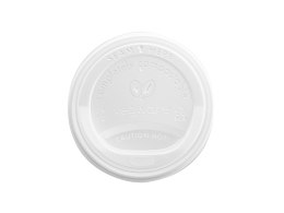 BIO Dekiel C-PLA do kubka biały 80mm (50) biodegradowalny DHD04481 Vegware