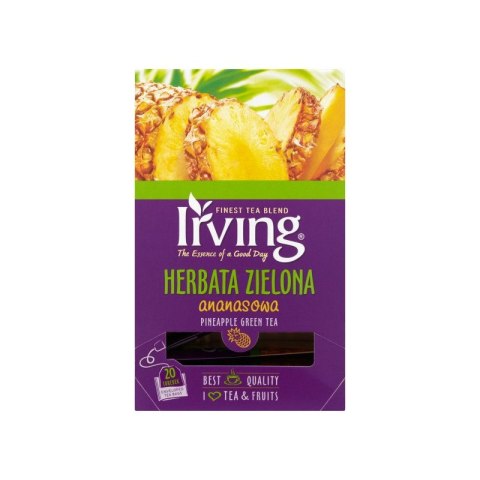 Herbata IRVING ananasowa 20 kopert 1,5g zielona Dilmah Herbata IRVING ananasowa 20 kopert 1,5g zielona Dilmah