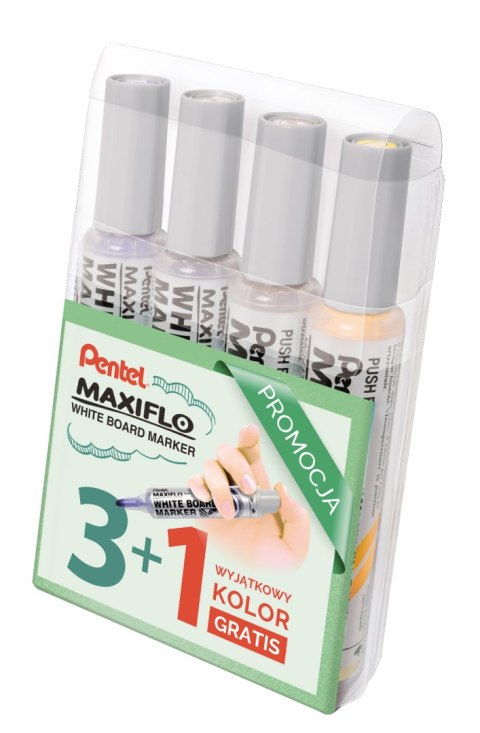 Marker such. MAXIFLO (4) MWL5M-WA4AACVPL PENTEL w etui Pentel Marker such. MAXIFLO (4) MWL5M-WA4AACVPL PENTEL w etui Pentel