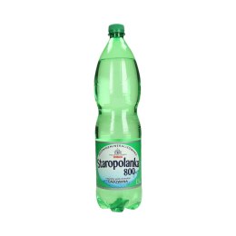Woda STAROPOLANKA 1,5L gazowana zgrzewka 6szt. Staropolanka