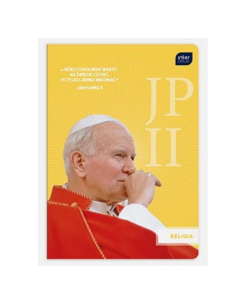 Zeszyt A5 32k kratka RELIGIA JPII/FRANCISZEK INTERDRUK Interdruk Zeszyt A5 32k kratka RELIGIA JPII/FRANCISZEK INTERDRUK Interdruk