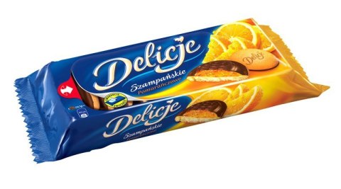 Ciastka DELICJE Szampańskie pomarańcza 147g Wedel Ciastka DELICJE Szampańskie pomarańcza 147g Wedel