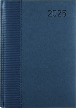 Kalendarz A-5 BEST CLASSIC książkowy (C3), 01 - granat staria / trama 2025 TELEGRAPH Telegraph