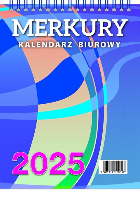 Kalendarz biurowy MERKURY 2025 (H5) TELEGRAPH Telegraph
