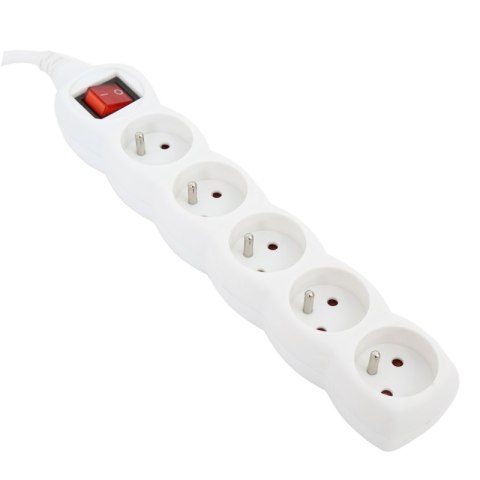 Listwa zasilająca z 5 gniazdami 3 m biała OMEGA OL5F3W Platinet Listwa zasilająca z 5 gniazdami 3 m biała OMEGA OL5F3W Platinet