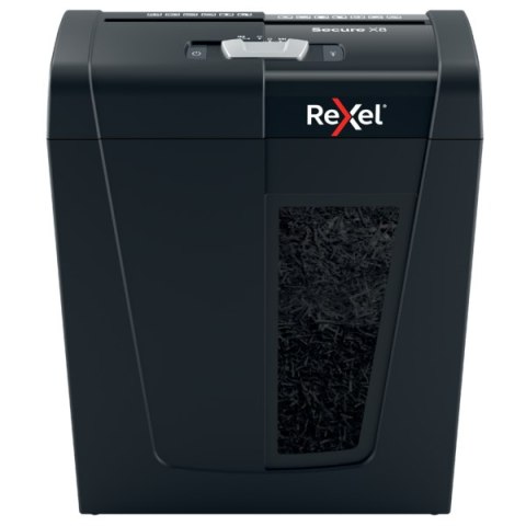 Niszczarka Rexel Secure X8 (P-4), 8 kartek, 14 l kosz, 2020123EU Rexel
