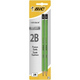 Ołówek bez gumki BIC Criterium 550 2B Blister 2szt, 861126 Bic