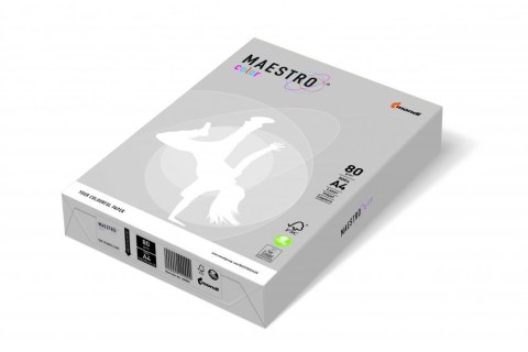 Papier xero MAESTRO COLOR A4 80g GR21 perłowy szary Maestro Papier xero MAESTRO COLOR A4 80g GR21 perłowy szary Maestro