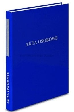 Segregator A4/2, dwuringowy, AKTA OSOBOWE niebieski VAUPE, 030/03 VauPe