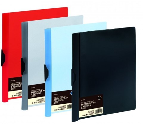 Skoroszyt A4 z klipem GR-505K, niebieski, polipropylen 120-1793 Grand