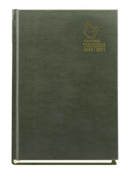 Terminarz PEDAGOGA 2024/2025 ZIELEŃ A5 T-150V-Z Michalczyk i Prokop kalendarz Michalczyk i Prokop
