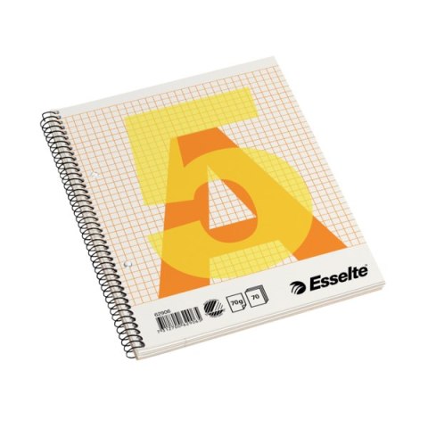 Zeszyt biurowy, A5, w kratkę, spirala z boku Esselte, 62906 Esselte Zeszyt biurowy, A5, w kratkę, spirala z boku Esselte, 62906 Esselte