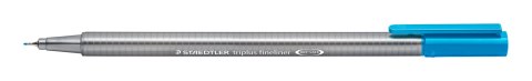 Cienkopis triplus, trójkątny, 0.3 mm, błękitny, Staedtler S 334-37 Staedtler