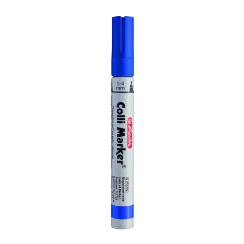 Marker wodoodporny COLLI niebieski permanentny 9566720 HERLITZ Herlitz Marker wodoodporny COLLI niebieski permanentny 9566720 HERLITZ Herlitz