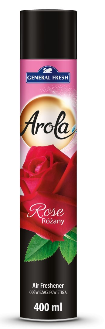 Odświeżacz powietrza AROLA Spray 400ml róża GENERAL FRESH General Fresh Odświeżacz powietrza AROLA Spray 400ml róża GENERAL FRESH General Fresh