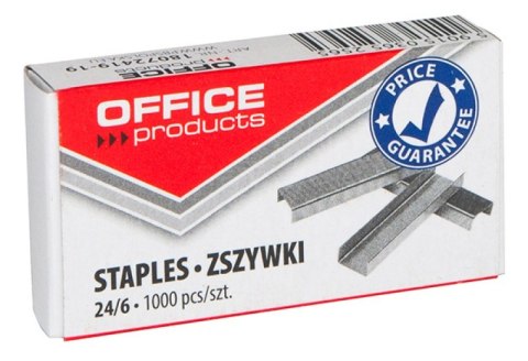 Zszywki OFFICE PRODUCTS, 24/6, 1000szt. 18072419-19 Office Products Zszywki OFFICE PRODUCTS, 24/6, 1000szt. 18072419-19 Office Products