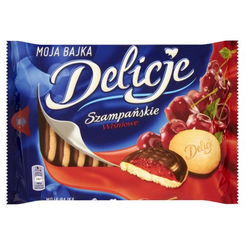 Ciastka DELICJE Szampańskie wiśnia 294g Wedel Ciastka DELICJE Szampańskie wiśnia 294g Wedel