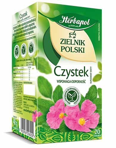 Herbata HERBAPOL ZIELNIK POLSKI Czystek (20 torebek) Herbapol