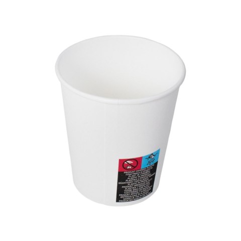 Kubek papierowy biały 250ml (50szt) 27250 GM8OZCARB1 Papstar Kubek papierowy biały 250ml (50szt) 27250 GM8OZCARB1 Papstar