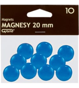Magnes 20mm GRAND, niebieskie, 10 szt 130-1690 Grand