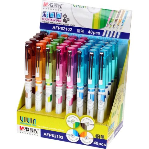 Pióro wieczne niebieskie tłoczkowe AFP62102 184287 TITANUM Titanum