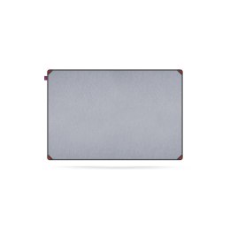 Tablica filcowa MemoBe idea EDGE ALL BLACK, powierzchnia popielata, rama aluminiowa czarna, 90x60 cm MITF090060.81.61.51 MemoBe