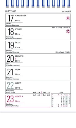 Kalendarz biurowy ZODIAK 2025 (H6) TELEGRAPH Telegraph