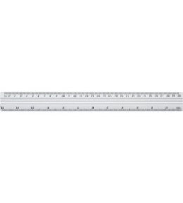 Linijka GR-112-30, aluminiowa, 30 cm GRAND 130-1322 Grand