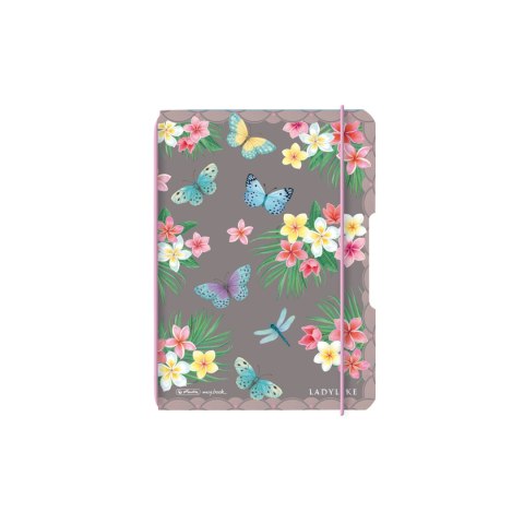 Notatnik w kratkę A6 60 kartek, PP MY.BOOK flex ladylike butterflies HERLITZ 50044313 Herlitz Notatnik w kratkę A6 60 kartek, PP MY.BOOK flex ladylike butterflies HERLITZ 50044313 Herlitz