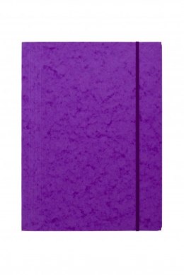 Teczka z gumką prostą DOTTS A4 preszpan fioletowa 390g Dotts
