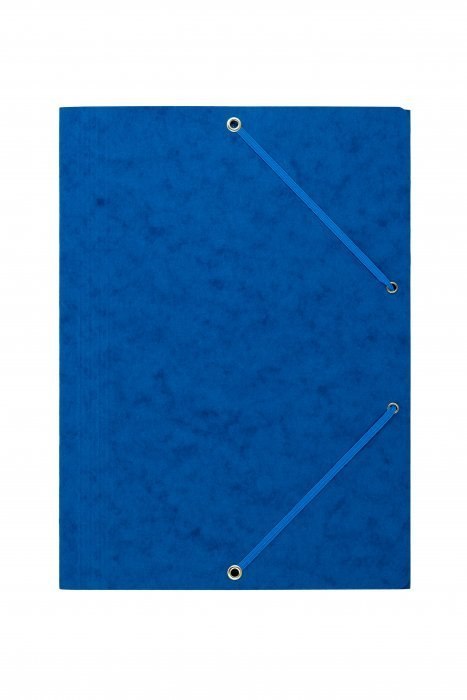 Teczka z gumką rogi DOTTS A4 preszpan niebieska 390g Dotts