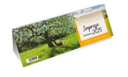 Terminarz IMPRESJE-ze spiralką 2025 Michalczyk i Prokop T-095-2-1 KALENDARZ 290x100mm tygodniowy Michalczyk i Prokop