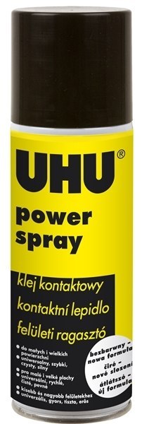 Klej POWER SPRAY 200 ml UHU 43850 Uhu Klej POWER SPRAY 200 ml UHU 43850 Uhu