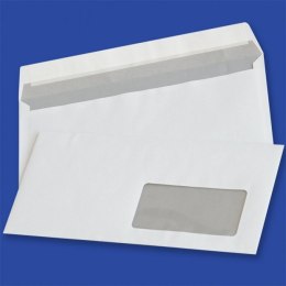 Koperty DL HK białe 80g okno prawe 45x90mm z paskiem (1000szt.) NC 11232210 NC Koperty
