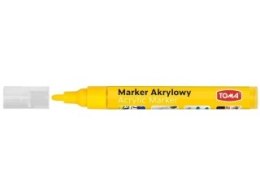 Marker akrylowy, fibrowa końcówka okrągła 2-5mm, żółty TO-402 Toma Toma