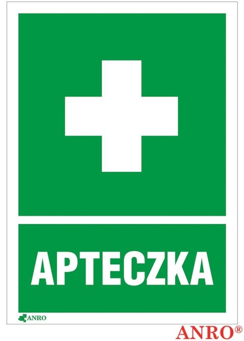 Naklejka APTECZKA PIERWSZEJ POMOCY 100x140 ZZ-8I-1 F ANPRO Reis