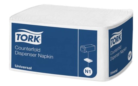Serwetki dyspenserowe Tork, 1 warstwa, celuloza, 32x33 cm, kolor biały, 7200 szt. system N1, 10935 Tork Serwetki dyspenserowe Tork, 1 warstwa, celuloza, 32x33 cm, kolor biały, 7200 szt. system N1, 10935 Tork