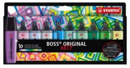 Zakreślacz BOSS ARTY 10 szt wallet 70/10-2-20 STABILO Stabilo