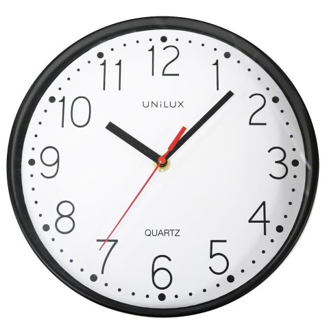 Zegar UNILUX NESSY, średnica 25 cm czarny 400155846 Unilux Zegar UNILUX NESSY, średnica 25 cm czarny 400155846 Unilux