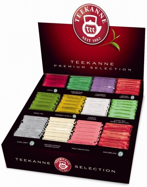 Herbata TEEKANNE Premium Selection - 12 smaków x 15 kopert (180szt) Teekanne Herbata TEEKANNE Premium Selection - 12 smaków x 15 kopert (180szt) Teekanne
