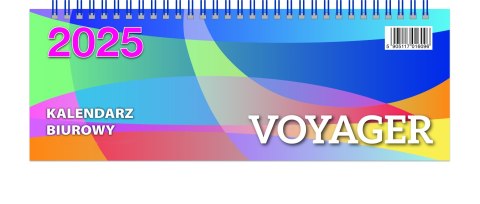 Kalendarz biurowy VOYAGER 2025 (H4b) - biały TELEGRAPH Telegraph
