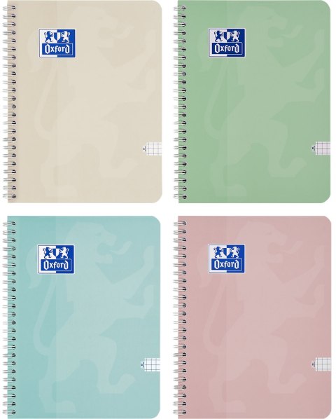 Kołozeszyt TOUCH pastel A4 80k 400175356 mix 5 kolorów OXFORD Oxford Kołozeszyt TOUCH pastel A4 80k 400175356 mix 5 kolorów OXFORD Oxford
