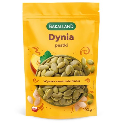 Pestki dyni łuskane 100g BAKALLAND Bakalland Pestki dyni łuskane 100g BAKALLAND Bakalland