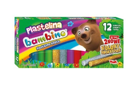 Plastelina BAMBINO 12 kolorów St.Majewski Bambino Plastelina BAMBINO 12 kolorów St.Majewski Bambino